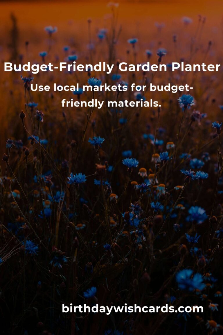 Creating Your Dream Garden Planter on a Budget in Osaka: A Step-by-Step Guide