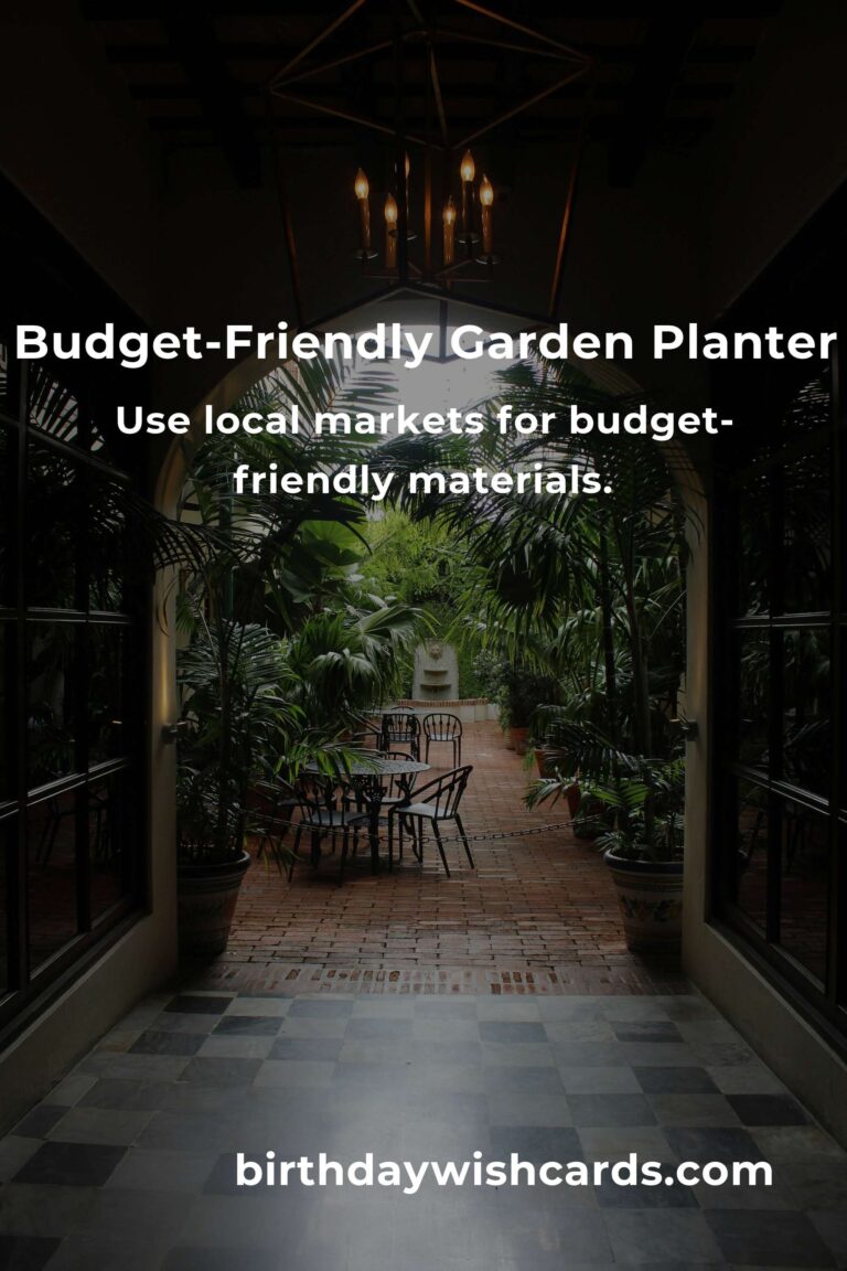 Creating Your Dream Garden Planter on a Budget in Osaka: A Step-by-Step Guide