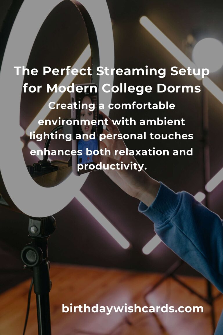 Creating the Ultimate Streaming Setup for College Students in 2025: A Blend of Efficiency and Comfort