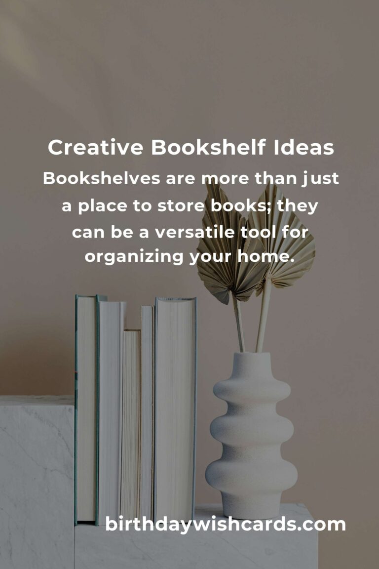 Creative Bookshelf Ideas for Single Parents: Maximizing Space and Style
