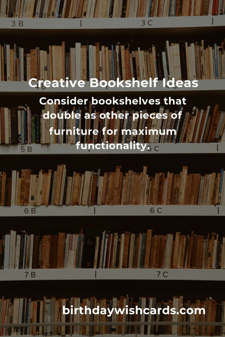 Creative Bookshelf Ideas for Single Parents: Maximizing Space and Style