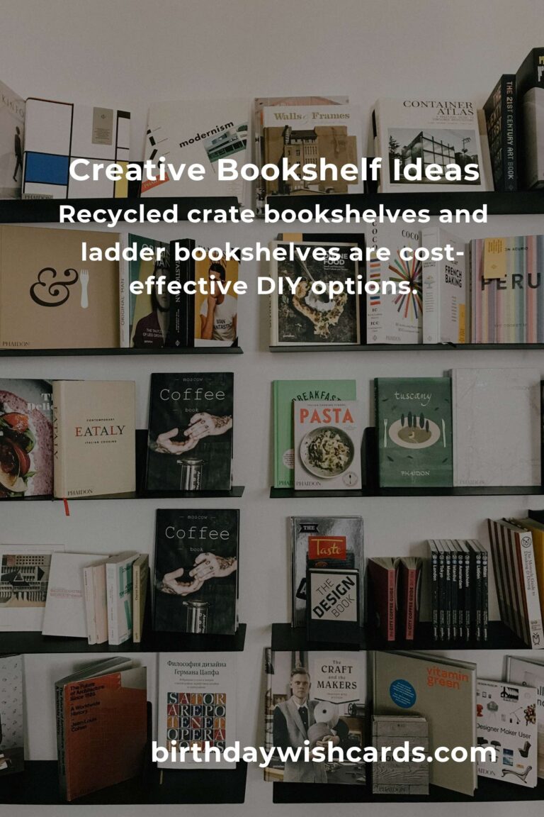 Creative Bookshelf Ideas for Single Parents: Maximizing Space and Style