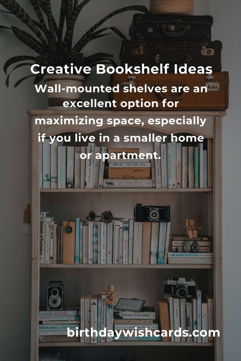 Creative Bookshelf Ideas for Single Parents: Maximizing Space and Style