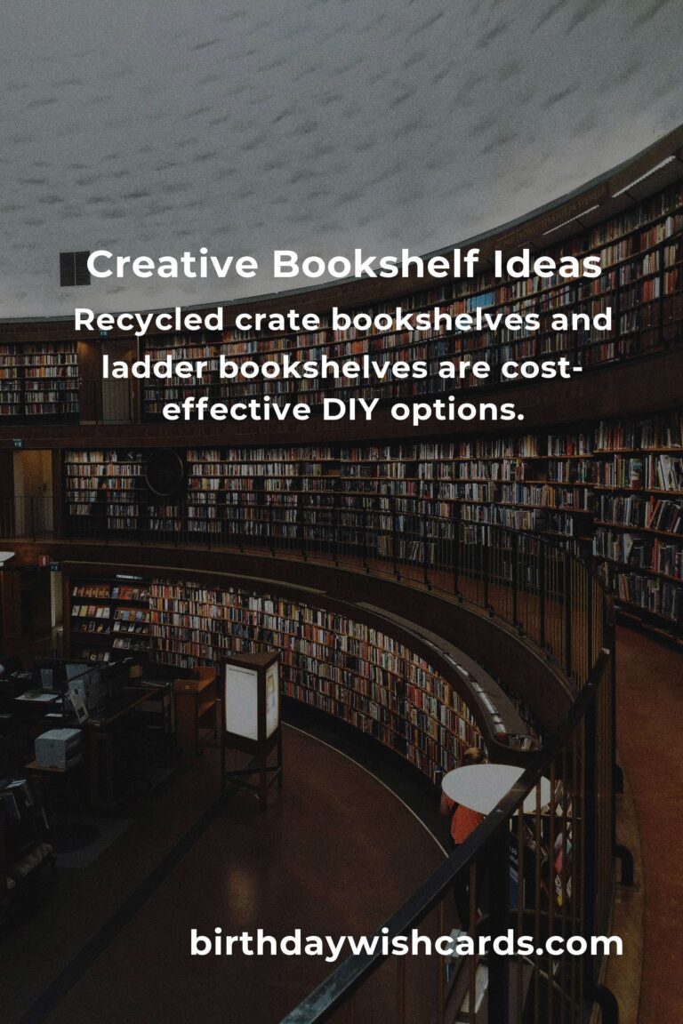 Creative Bookshelf Ideas for Single Parents: Maximizing Space and Style