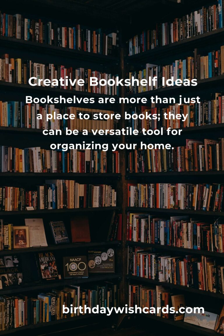 Creative Bookshelf Ideas for Single Parents: Maximizing Space and Style