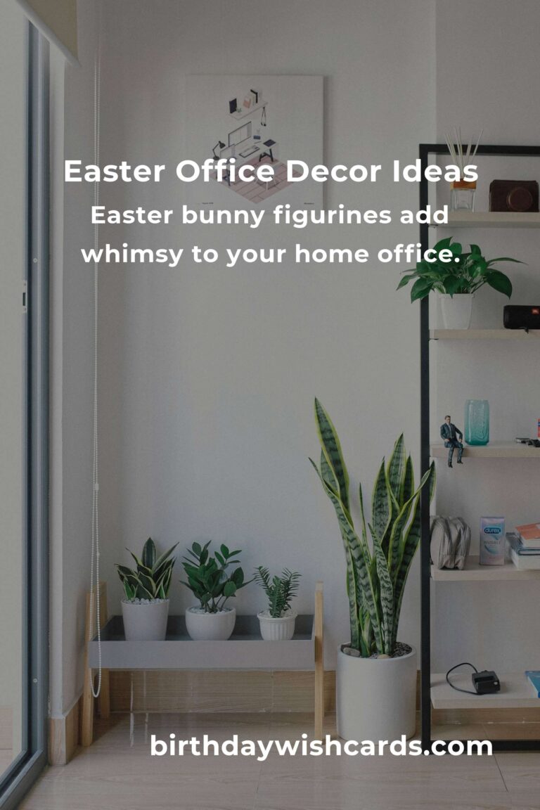 Creative Easter Decoration Ideas for Remote Workers