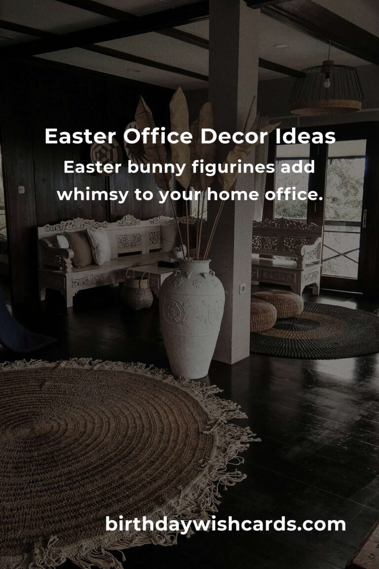 Creative Easter Decoration Ideas for Remote Workers