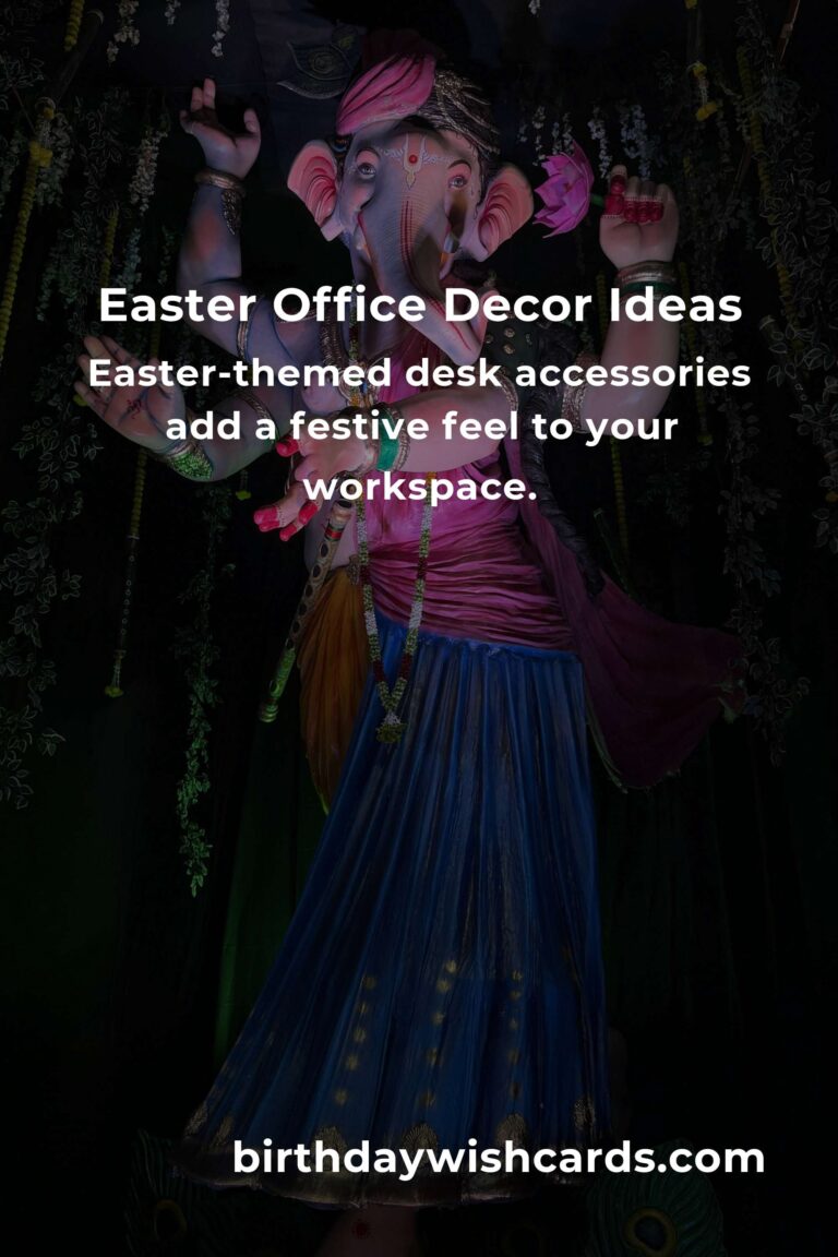 Creative Easter Decoration Ideas for Remote Workers
