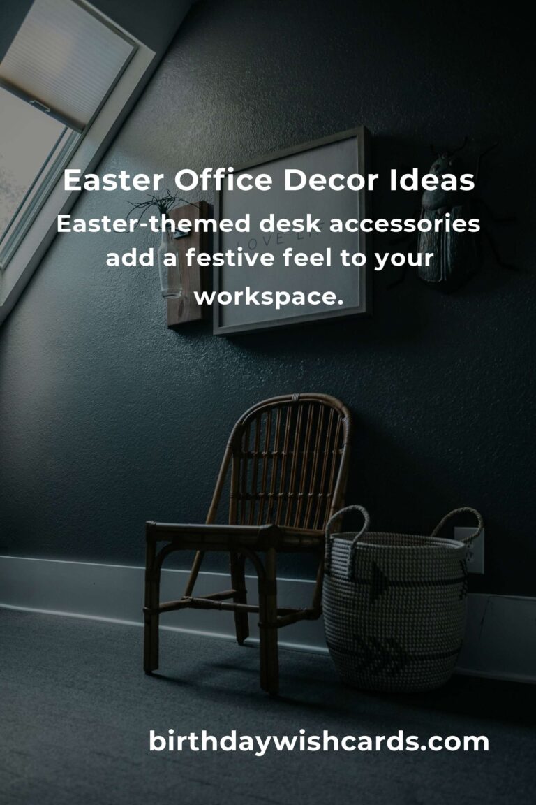 Creative Easter Decoration Ideas for Remote Workers