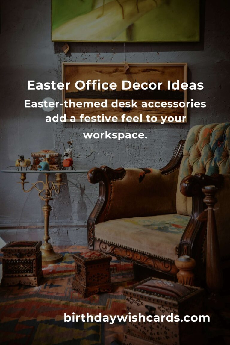 Creative Easter Decoration Ideas for Remote Workers