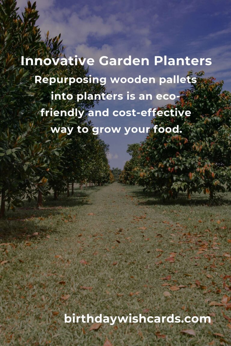 Creative Garden Planter Ideas for Food Lovers: Grow Your Own Fresh Produce