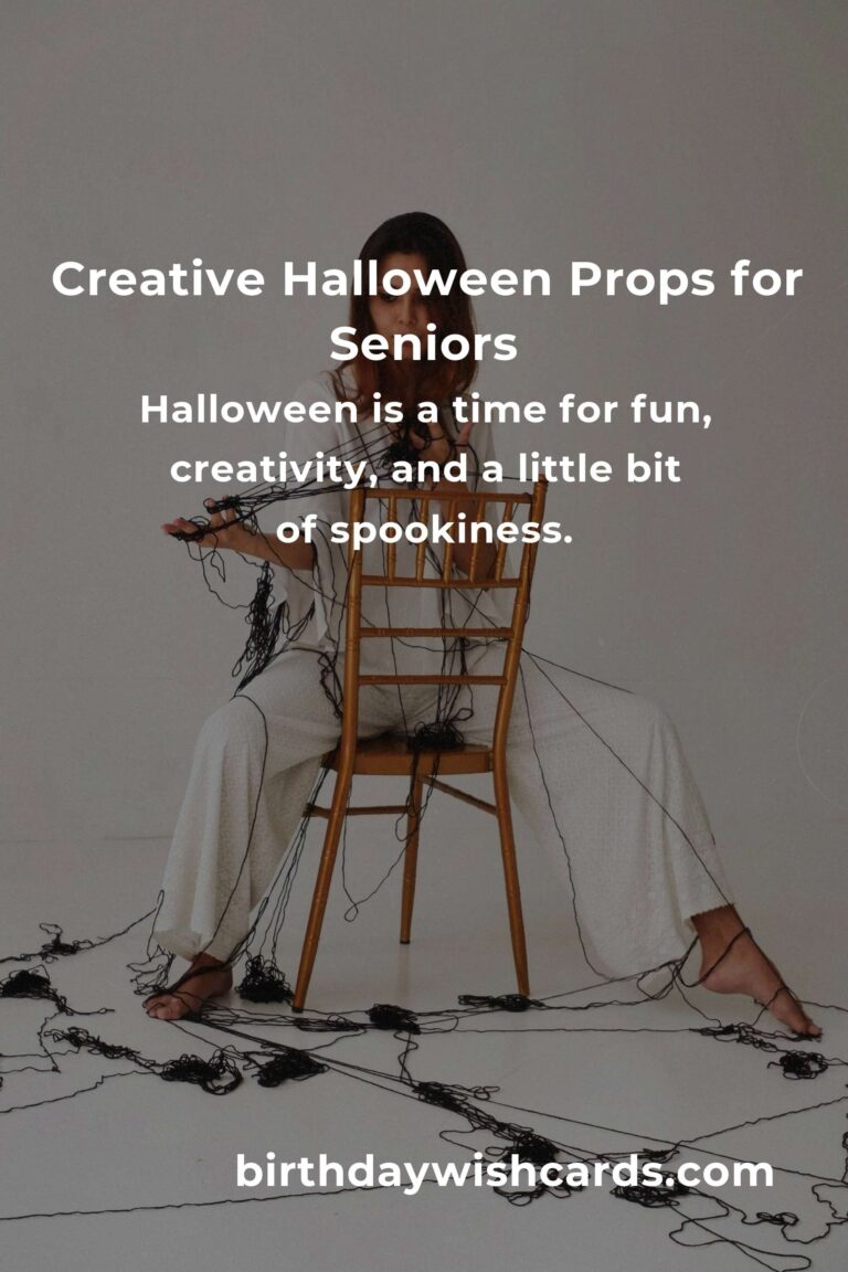 Creative Halloween Props Ideas for Seniors to Enjoy