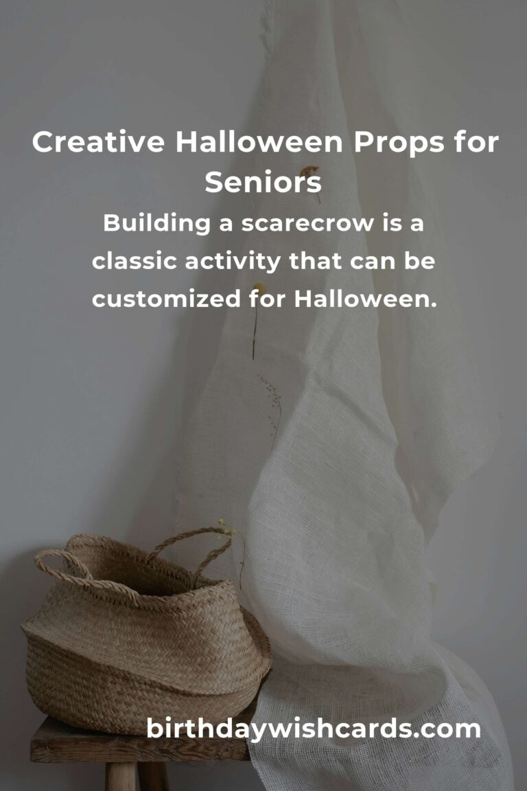 Creative Halloween Props Ideas for Seniors to Enjoy