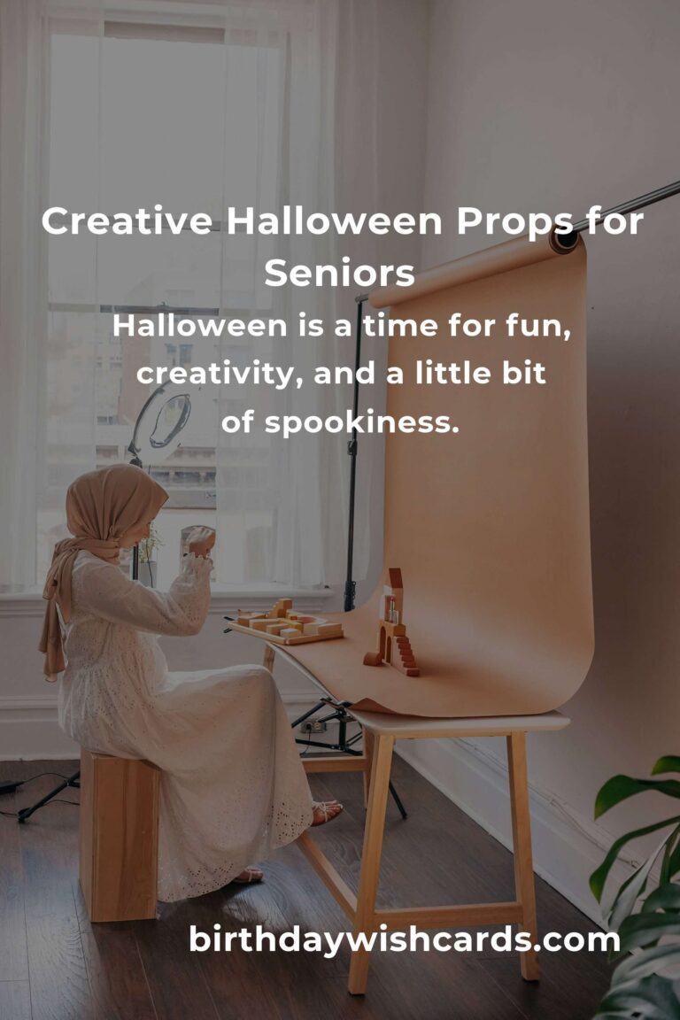 Creative Halloween Props Ideas for Seniors to Enjoy