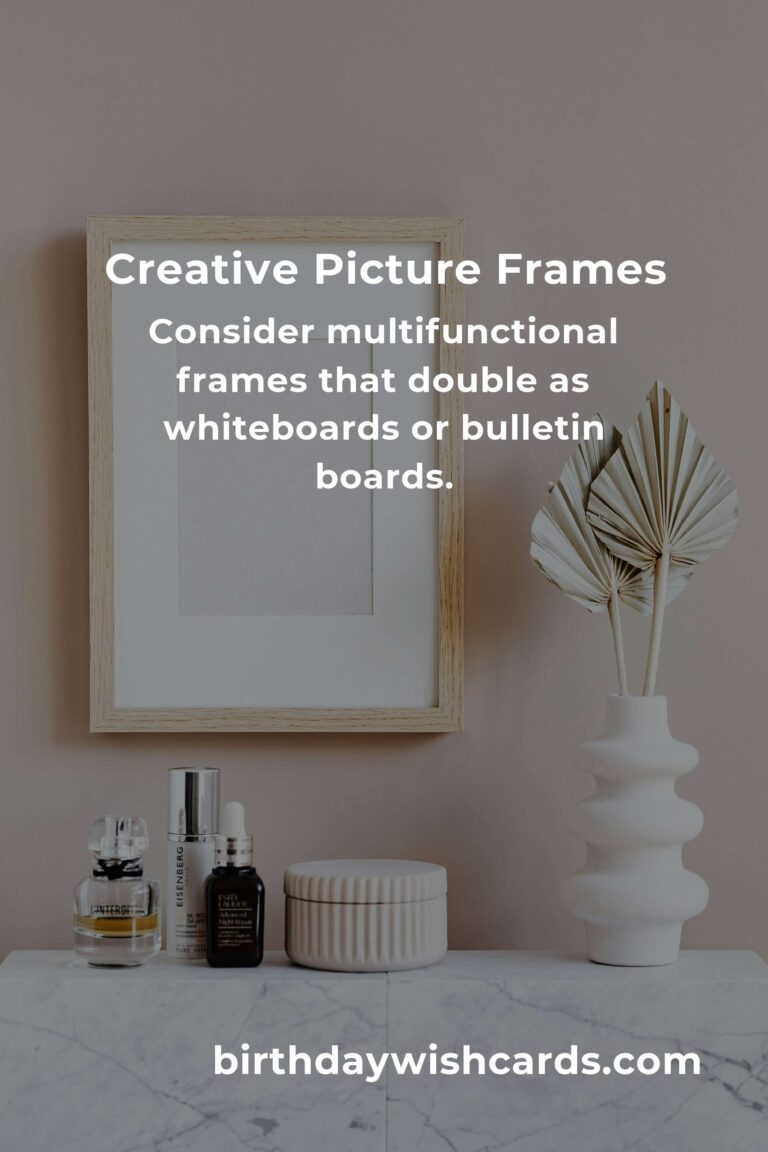 Creative Picture Frame Ideas for Freelancers: Enhance Your Workspace