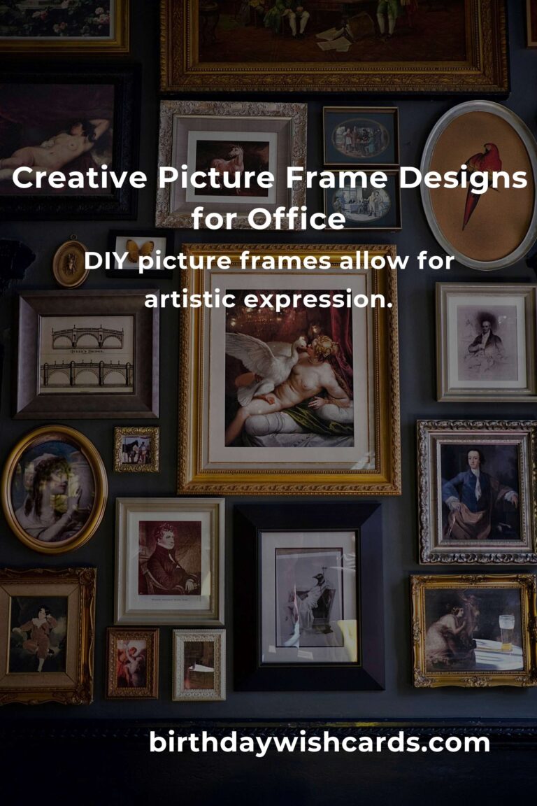 Creative Picture Frame Ideas for Professionals to Elevate Office Decor