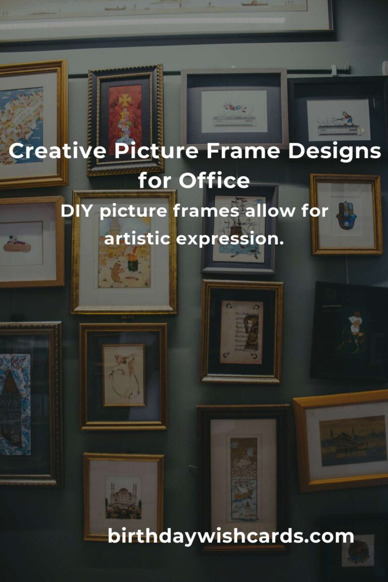 Creative Picture Frame Ideas for Professionals to Elevate Office Decor