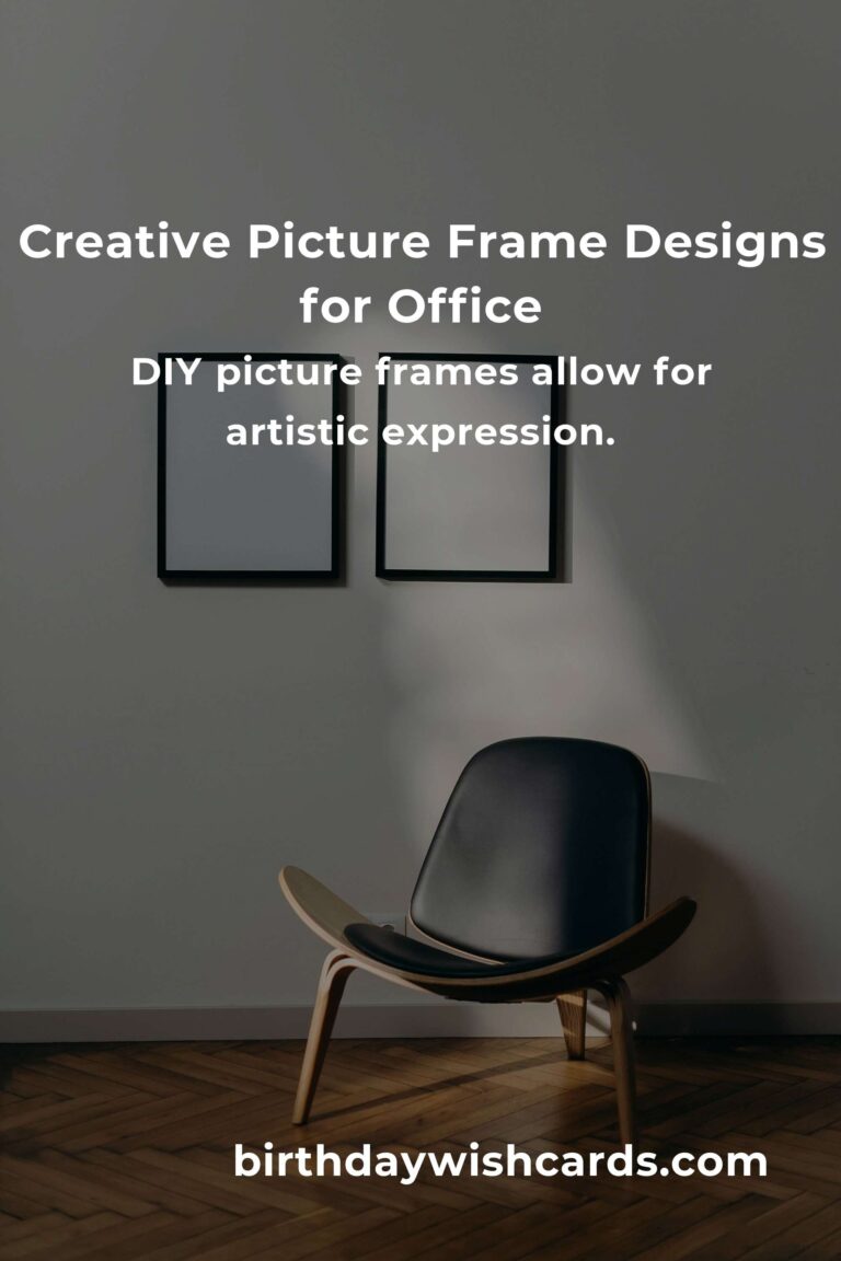 Creative Picture Frame Ideas for Professionals to Elevate Office Decor