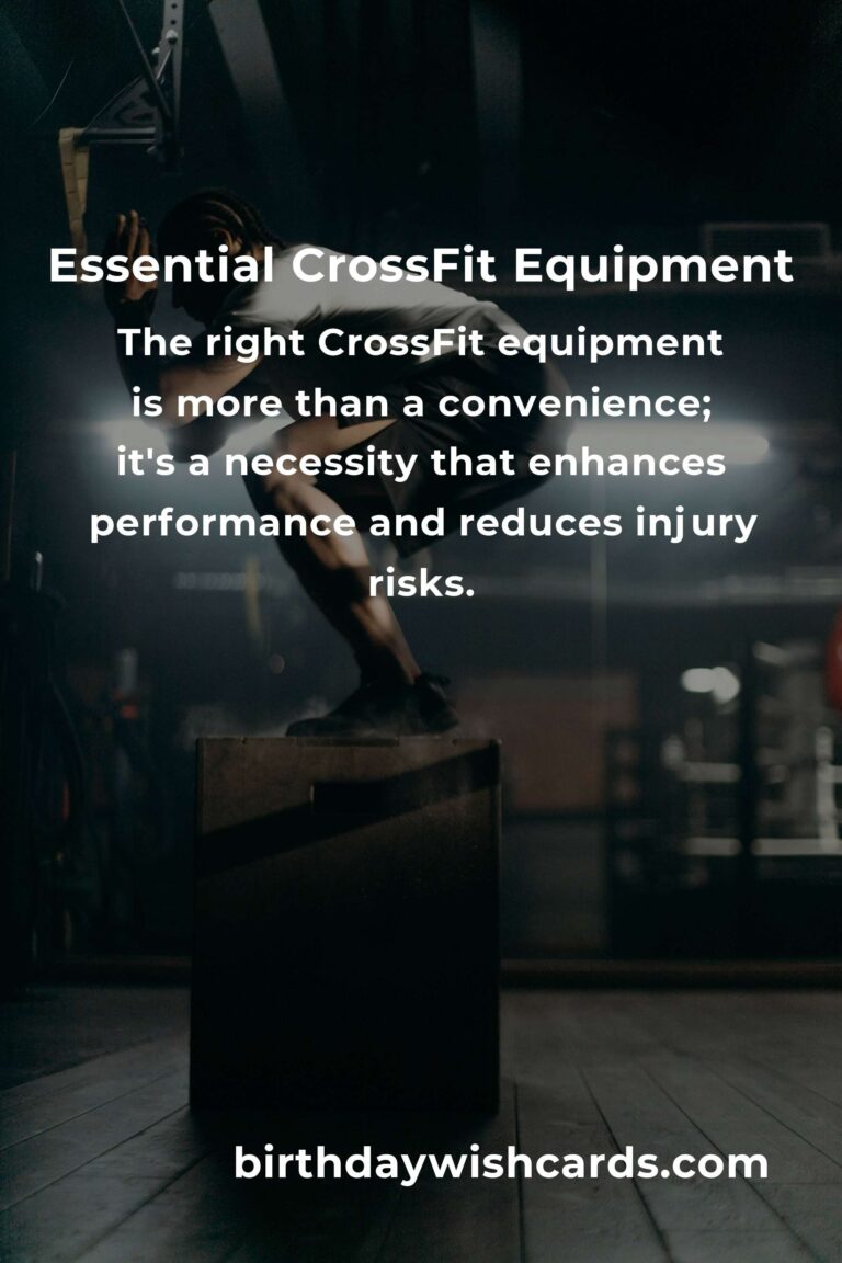 CrossFit Equipment Guide for Professionals: Elevate Your Fitness Journey with the Right Tools