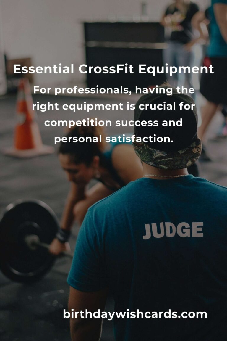 CrossFit Equipment Guide for Professionals: Elevate Your Fitness Journey with the Right Tools