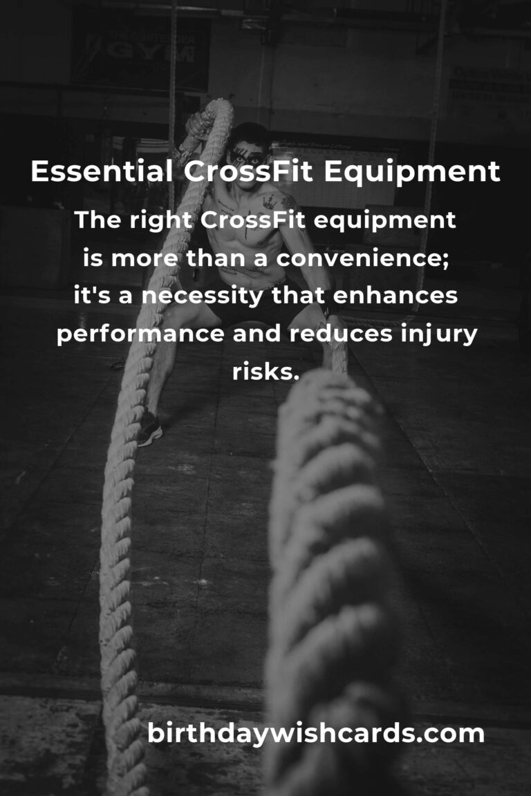 CrossFit Equipment Guide for Professionals: Elevate Your Fitness Journey with the Right Tools
