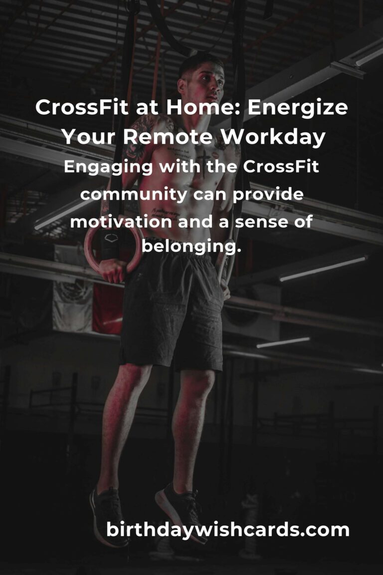 CrossFit for Remote Workers: Transform Your Home Office into a Fitness Haven