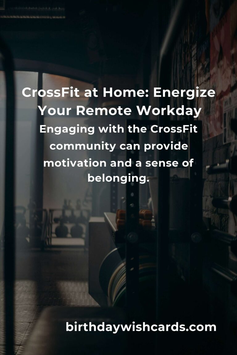 CrossFit for Remote Workers: Transform Your Home Office into a Fitness Haven