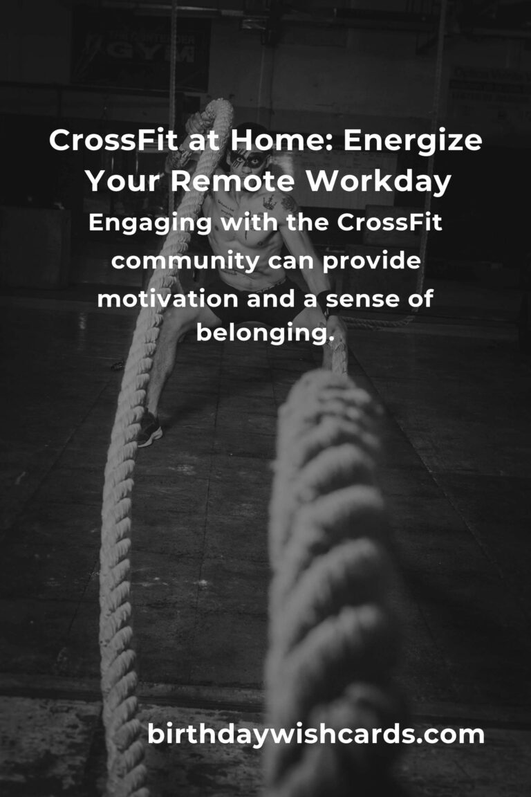 CrossFit for Remote Workers: Transform Your Home Office into a Fitness Haven