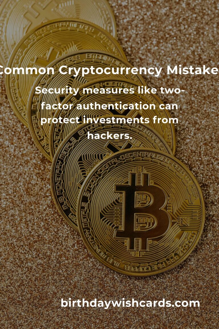 Crucial Cryptocurrency Mistakes to Avoid in Your 30s