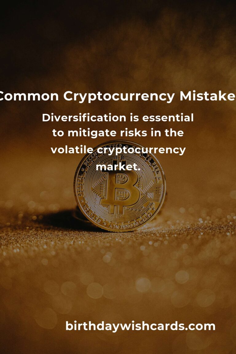 Crucial Cryptocurrency Mistakes to Avoid in Your 30s