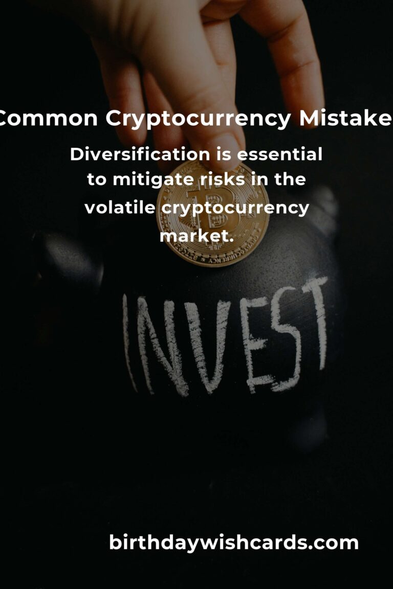 Crucial Cryptocurrency Mistakes to Avoid in Your 30s