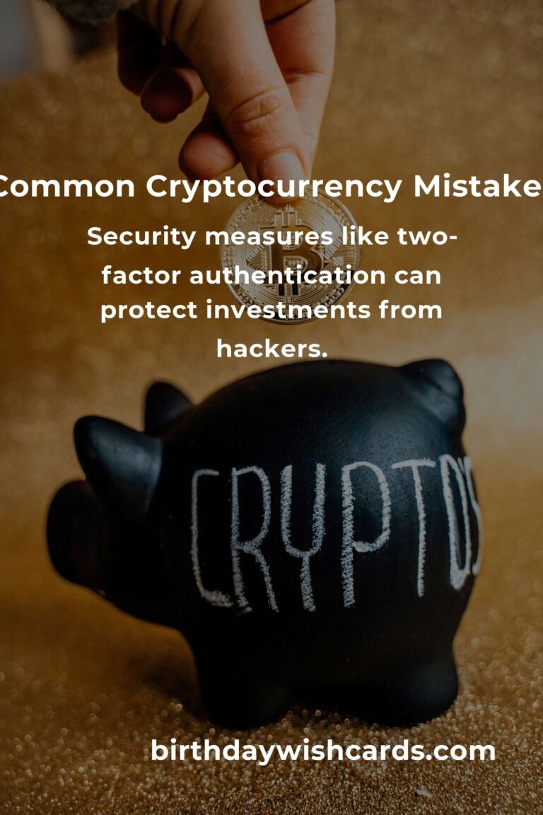 Crucial Cryptocurrency Mistakes to Avoid in Your 30s