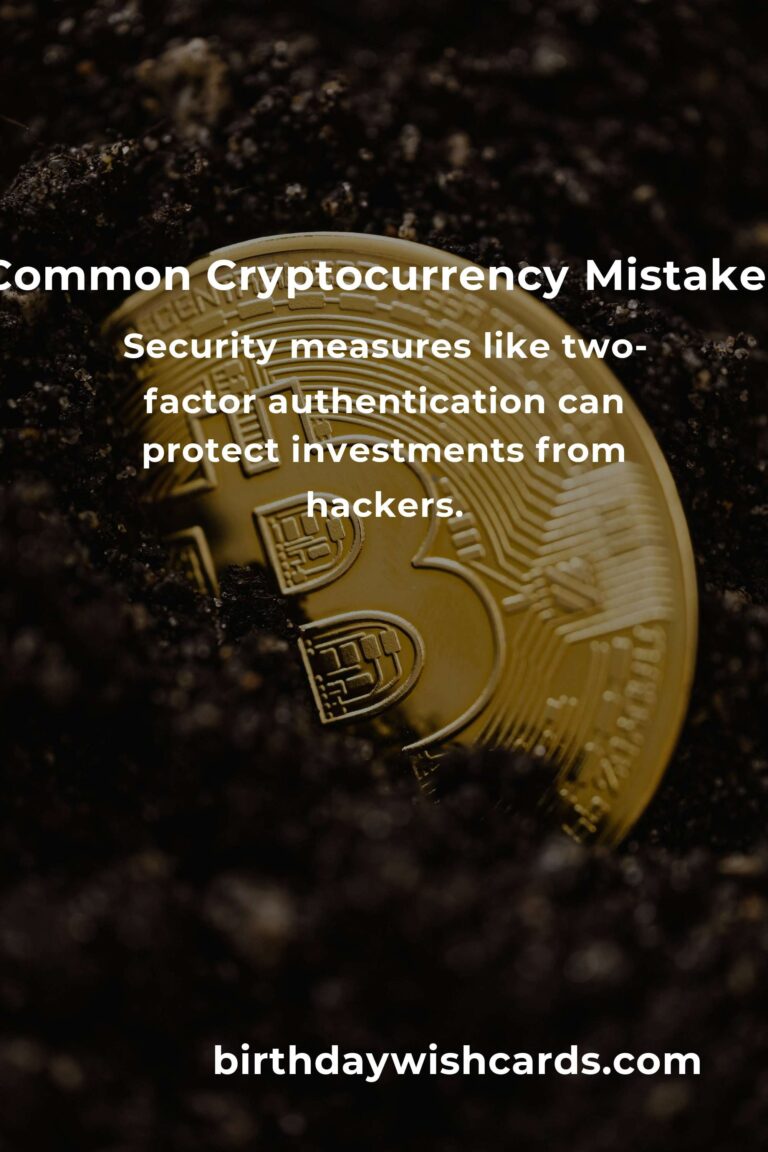 Crucial Cryptocurrency Mistakes to Avoid in Your 30s