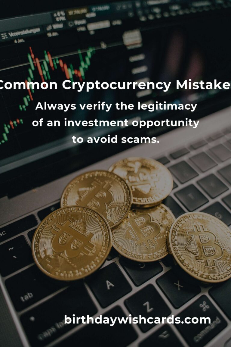 Crucial Cryptocurrency Mistakes to Avoid in Your 30s