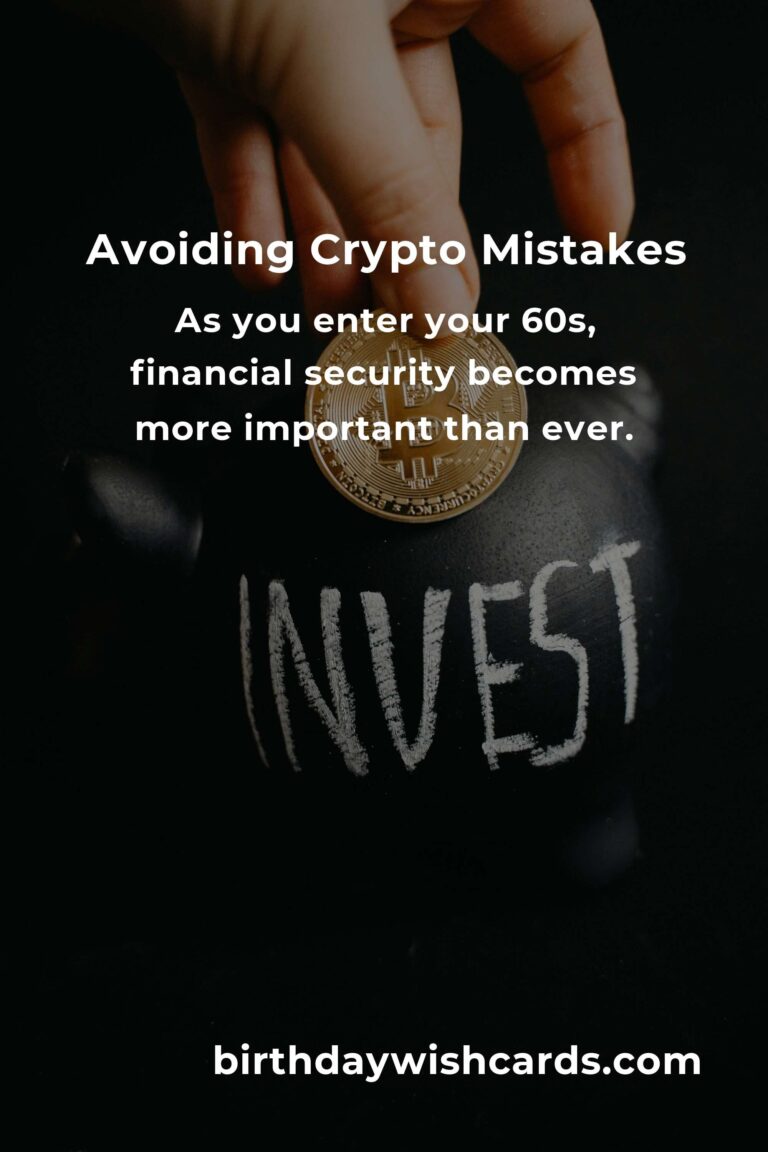 Cryptocurrency Mistakes to Avoid in Your 60s for Financial Security