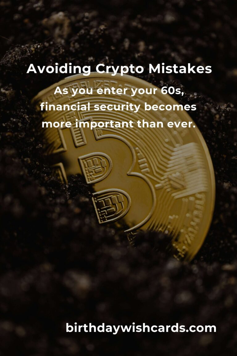 Cryptocurrency Mistakes to Avoid in Your 60s for Financial Security