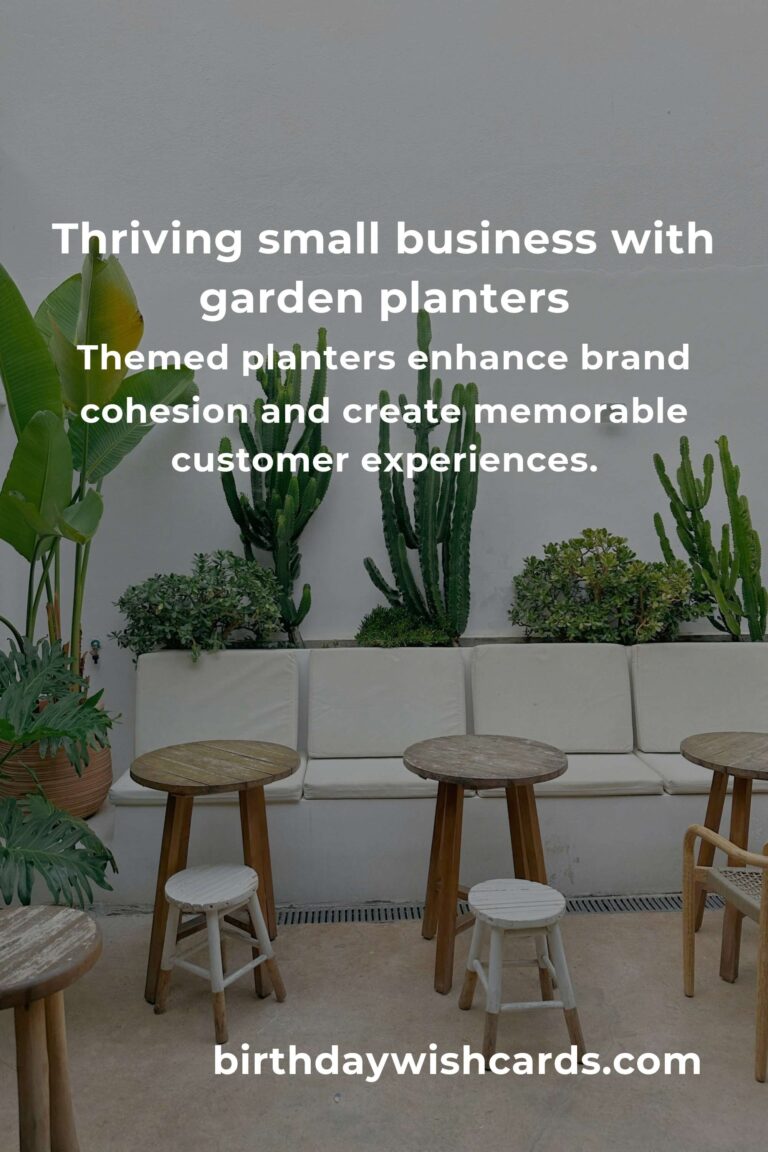 Cultivate Success: Heartfelt Garden Planter Ideas for Small Business Owners
