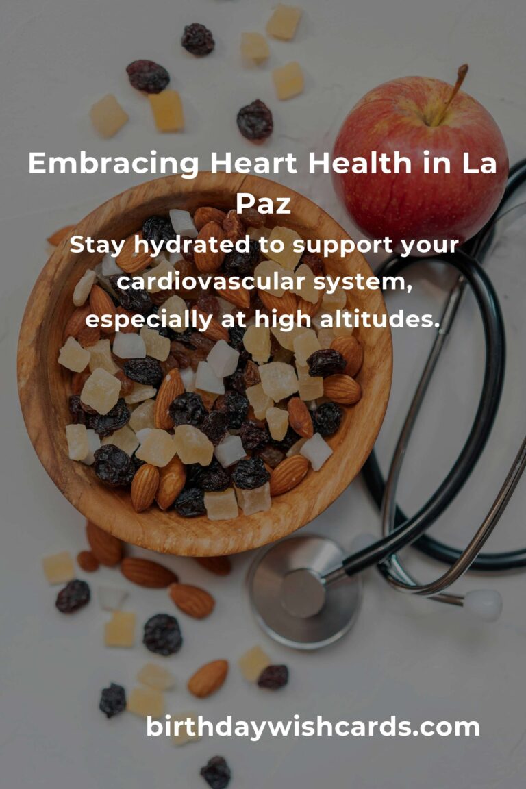 Cultivating Heart Health in the Heights of La Paz: Daily Habits for a Longer Life