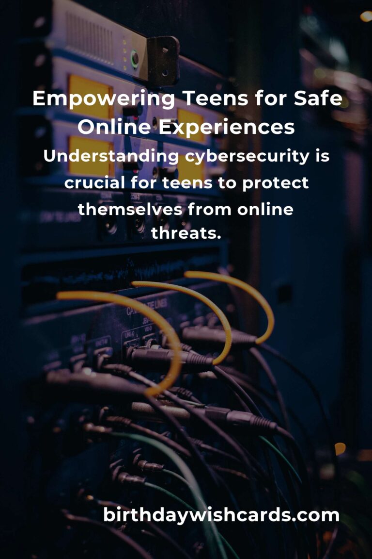 Cybersecurity Guide: Empowering Teens to Navigate the Digital World Safely