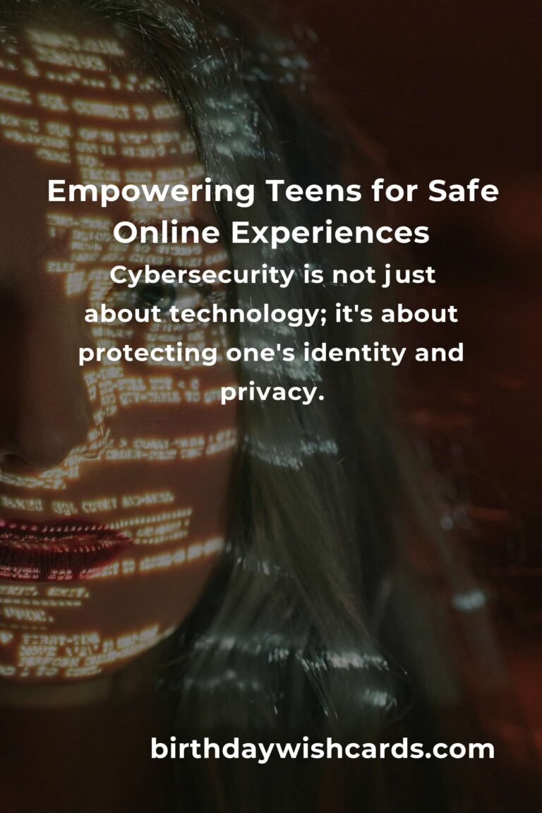 Cybersecurity Guide: Empowering Teens to Navigate the Digital World Safely