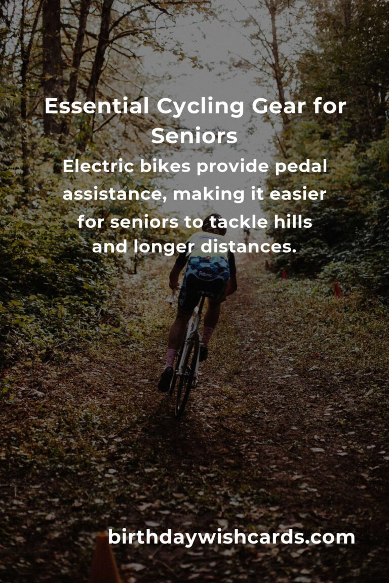 Cycling Equipment Guide for Seniors: Stay Active and Safe