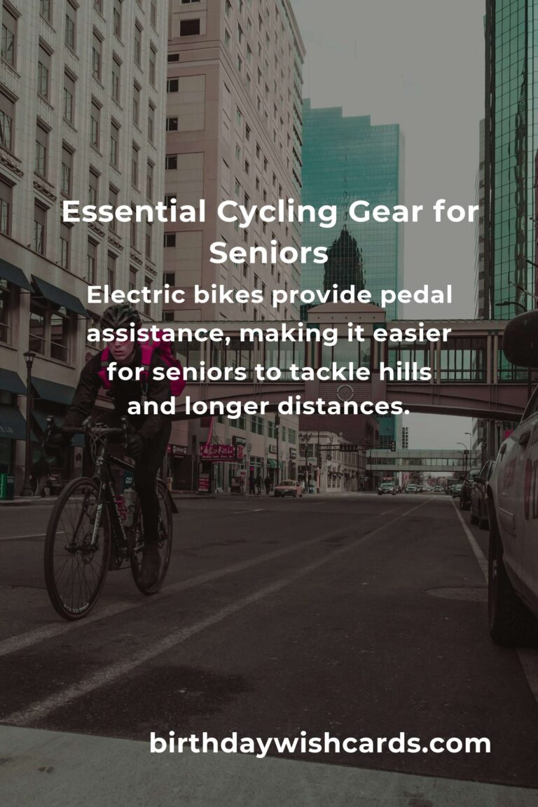 Cycling Equipment Guide for Seniors: Stay Active and Safe