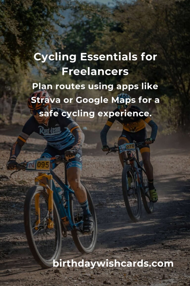 Cycling for Freelancers: A Comprehensive Guide to Getting Started