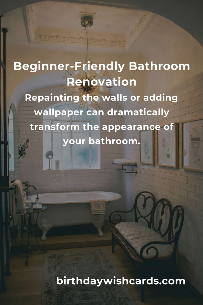 DIY Bathroom Renovation Projects for Beginners: Transform Your Space with Ease