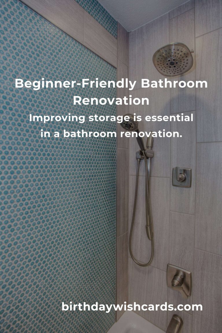 DIY Bathroom Renovation Projects for Beginners: Transform Your Space with Ease