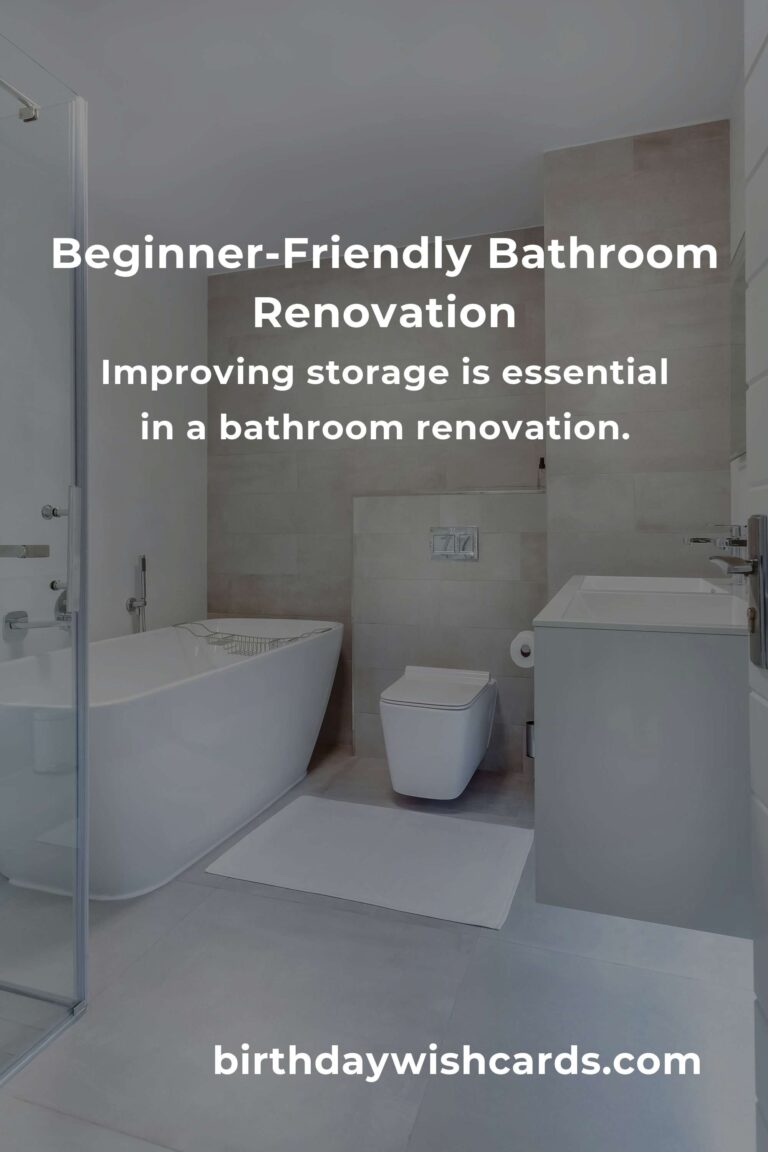DIY Bathroom Renovation Projects for Beginners: Transform Your Space with Ease