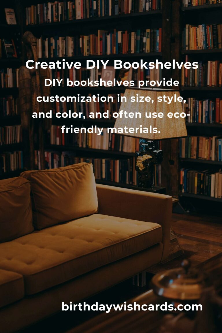 DIY Bookshelf Projects for Beginners: Easy and Creative Ideas