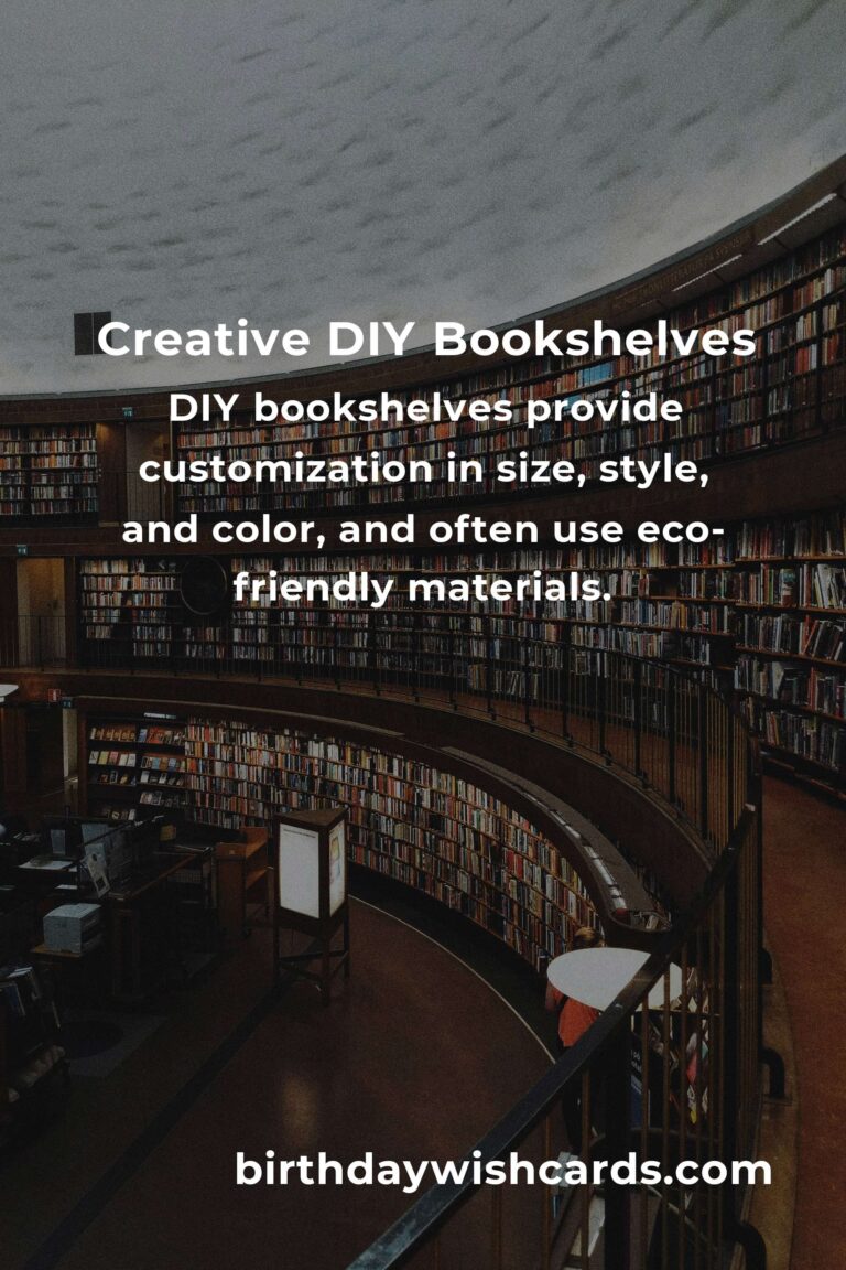 DIY Bookshelf Projects for Beginners: Easy and Creative Ideas