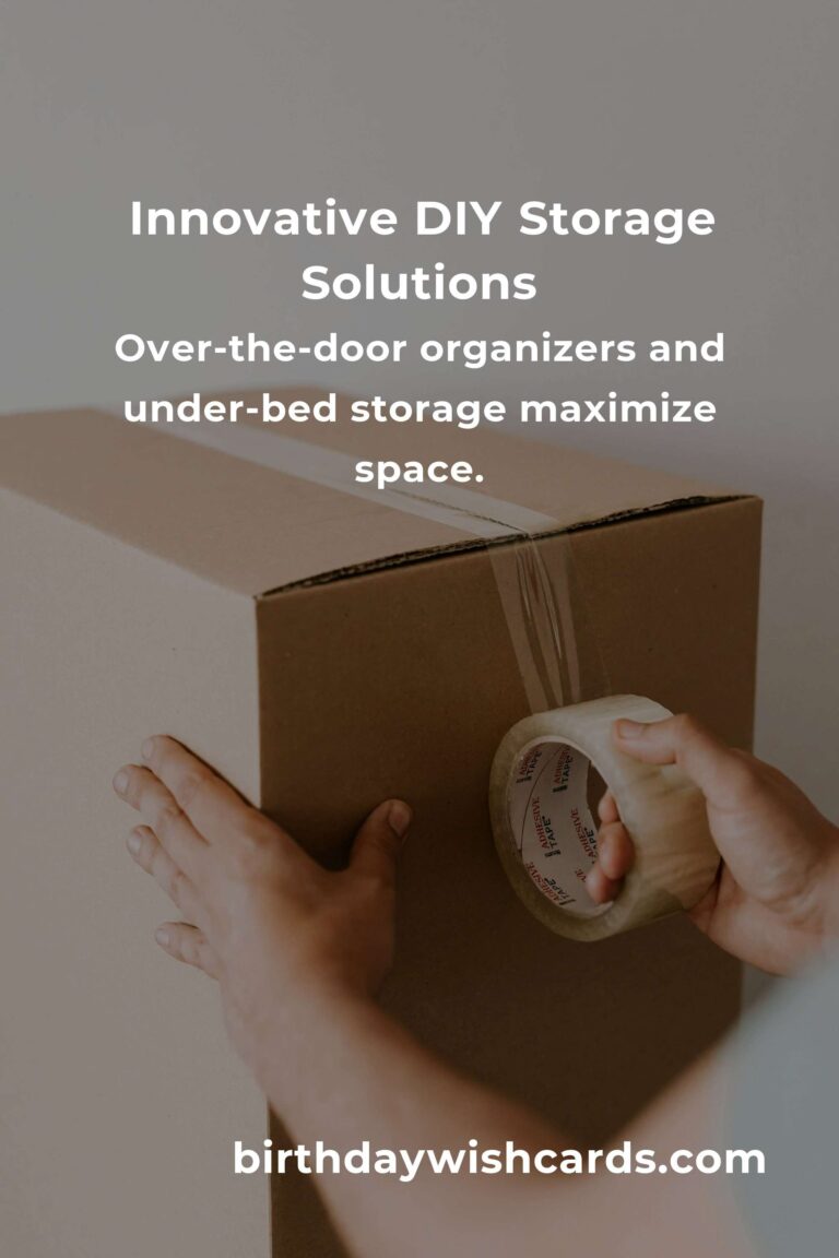 DIY Storage Solutions: Easy Projects for Beginners