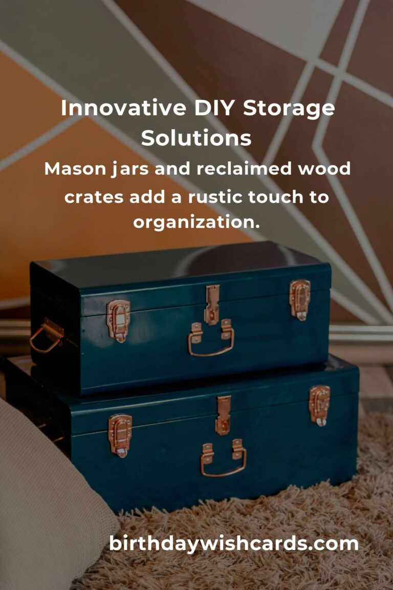 DIY Storage Solutions: Easy Projects for Beginners